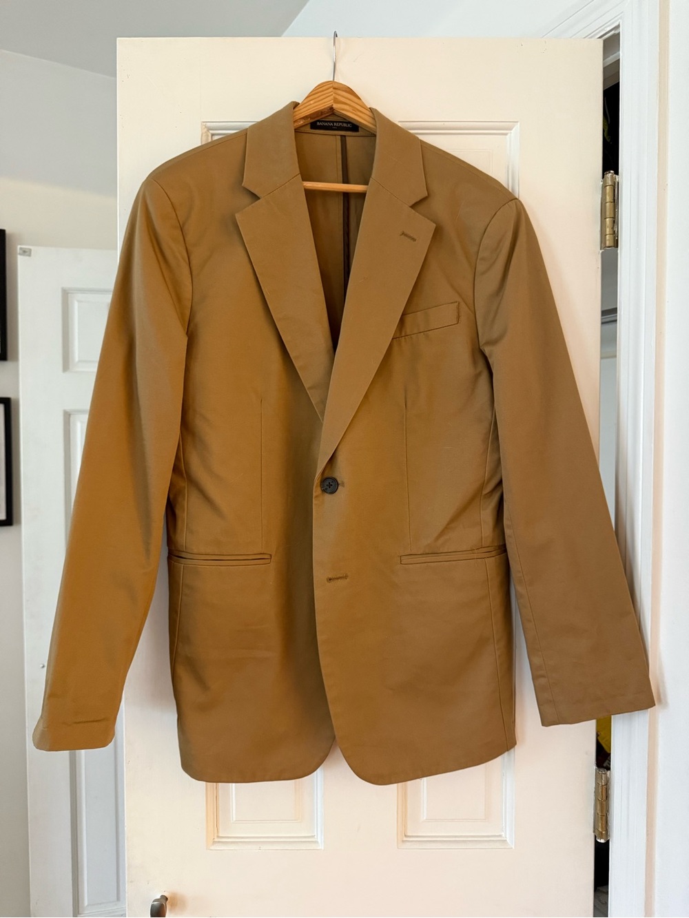 Banana Republic Tan Cotton Summer Suit (38)